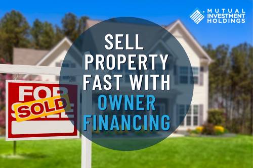 Sell Property Face with Owner Financing on Image with Sold Sign